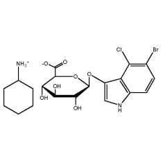 5-Bromo-4-chloro-3-indolyl beta-D-glucuronide cyclohexylammonium salt