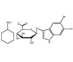 5-Bromo-6-chloro-3-indolyl beta-D-glucuronide cyclohexylammonium salt