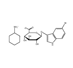 5-Bromo-3-indolyl beta-D-glucuronide cyclohexylammonium salt