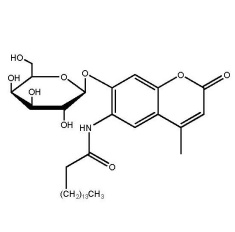 6-Hexadecanoylamino-4-methylumbelliferyl beta-D-galactopyranoside