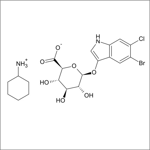 5-Bromo-6-chloro-3-indolyl beta-D-glucuronide cyclohexylammonium salt