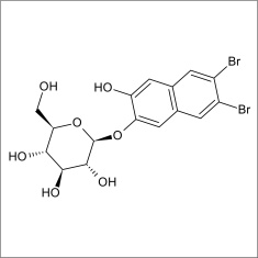 6,7-Dibromo-2,3-Dihydroxynaphthalene beta-D-glucopranoside