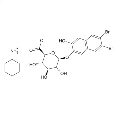 6,7-Dibromo-2,3-Dihydroxynaphthalene beta-D-glucuronide cyclohexylammonium salt