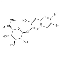 6,7-Dibromo-2,3-Dihydroxynaphthalene beta-D-glucuronide sodium salt